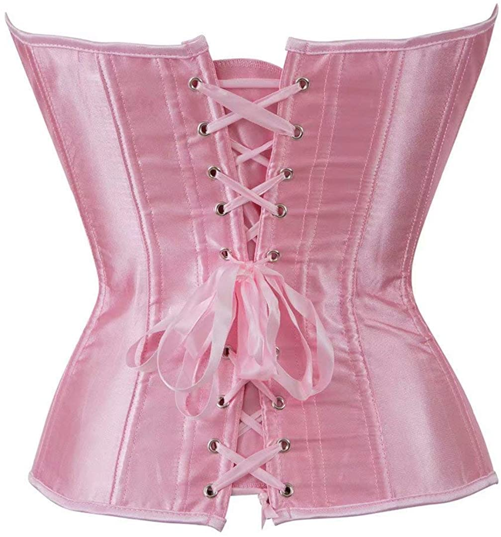 Leather Corsets for Women Bustier Lingerie Top Punk Rock Waist Cincher Basque Halloween Costume Apparel & Accessories > Clothing > Underwear & Socks > Lingerie jutrisujo   