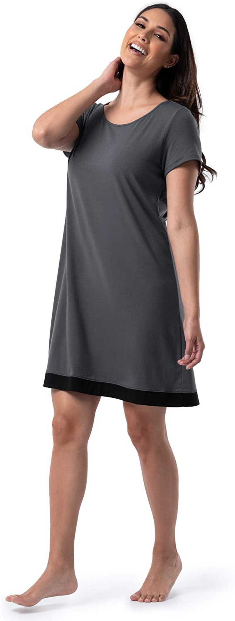 Fruit of the Loom Women'S Super Soft and Breathable Sleep Shirt Apparel & Accessories > Clothing > Sleepwear & Loungewear > Nightgowns Kylie Max   