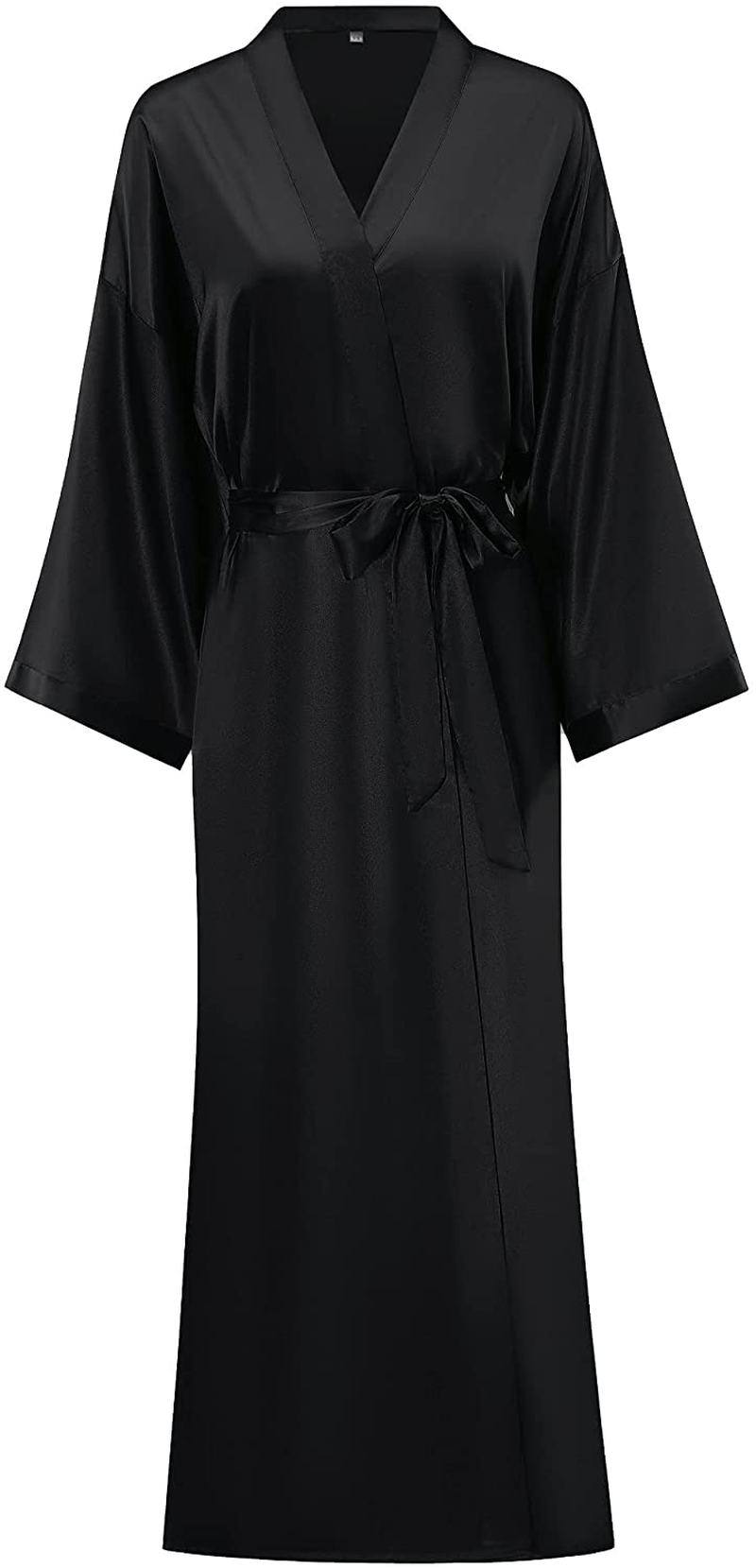 Women'S Long Silk Robes Lightweight Long Satin Robes Full Length Sleepwear Dressing Gown Apparel & Accessories > Clothing > Sleepwear & Loungewear > Robes MizzGenio   
