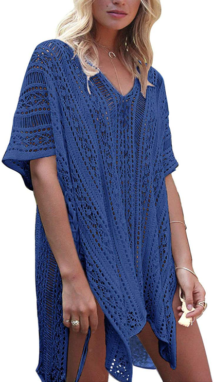 Shermie Swimsuit Cover Ups for Women V Neck Loose Beach Bikini Bathing Suit Cover Up Apparel & Accessories > Clothing > Swimwear Kylie Max   