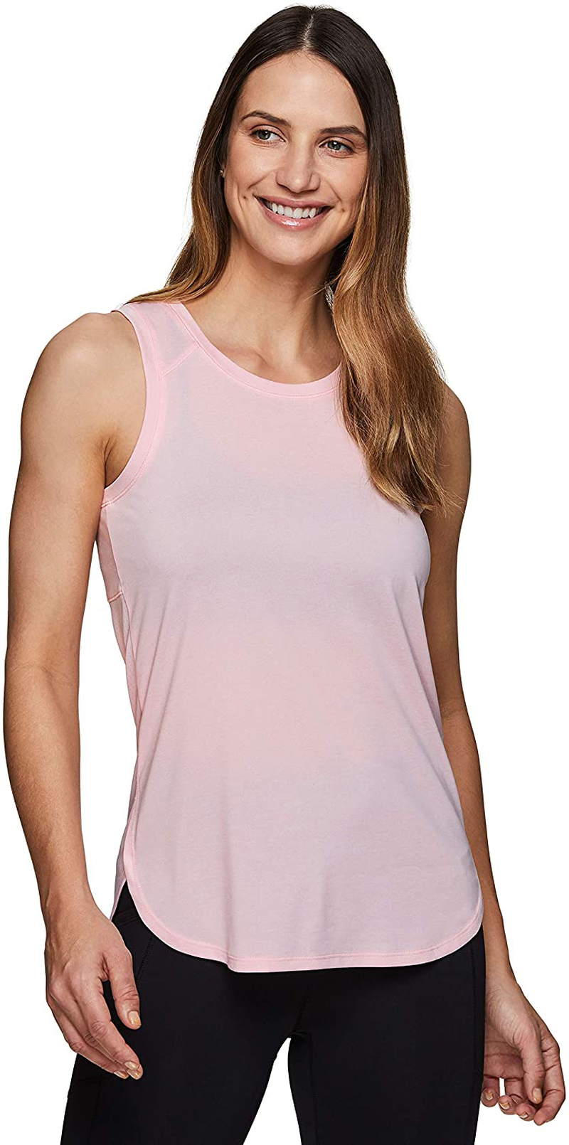 RBX Active Women'S Sleeveless Athletic Performance Running Workout Yoga Tank Top with Mesh Ventilation Apparel & Accessories > Clothing > Activewear Kylie Max   