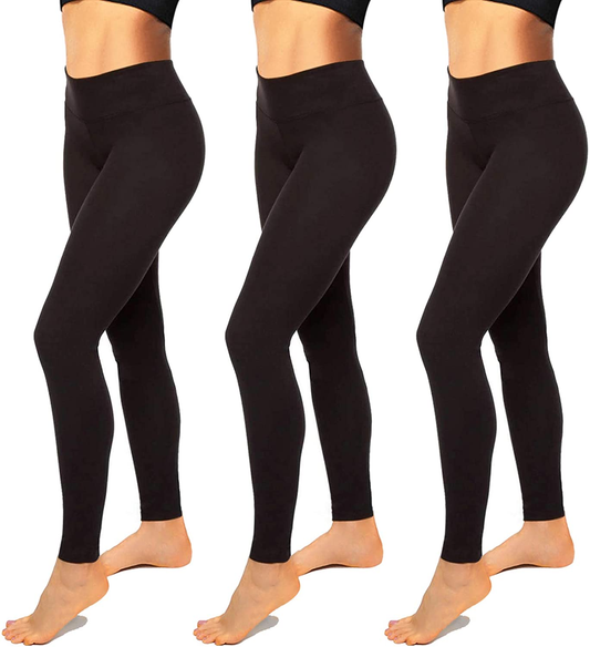 High Waisted Leggings for Women-Womens Black Seamless Workout Leggings Running Tummy Control Yoga Pants Reg&Plus Size Apparel & Accessories > Clothing > Underwear & Socks > Shapewear Hi Clasmix   
