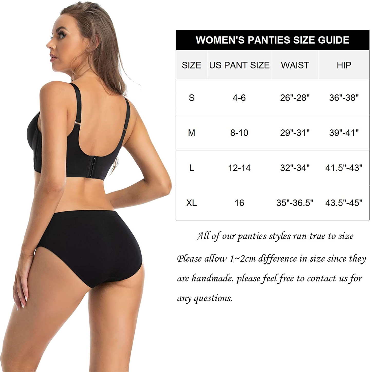 Areke Womens Bikini Panties Seamless Underwear, Soft Stretch Cheekini Hipster Briefs 6 Pack  Areke   