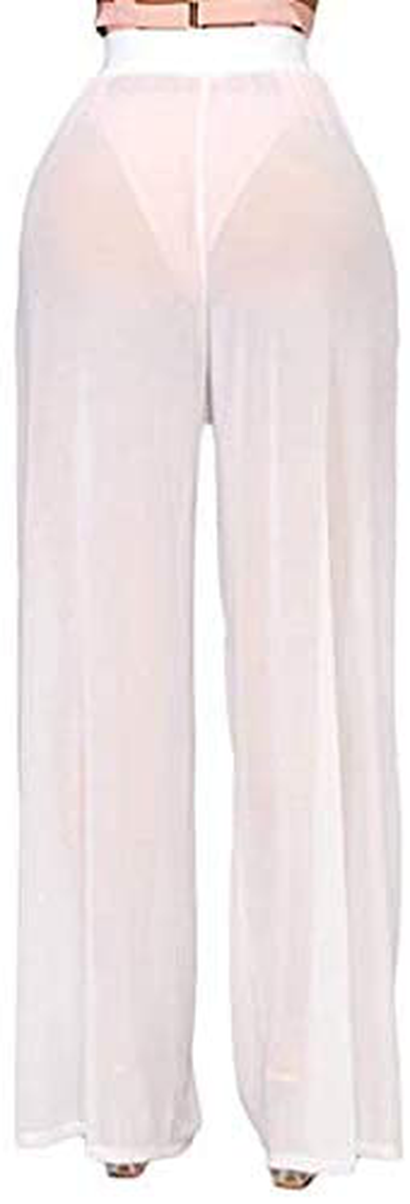 Women'S Beach Sheer Mesh Legging Pant See through Bikini Bottom Swimsuit Cover Up Apparel & Accessories > Clothing > Swimwear Kylie Max   