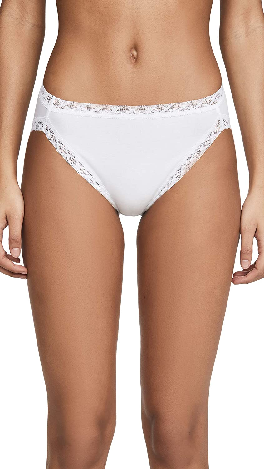 Natori Womens Bliss French Cut Panty Apparel & Accessories > Clothing > Underwear & Socks > Underwear Natori White X-Small 