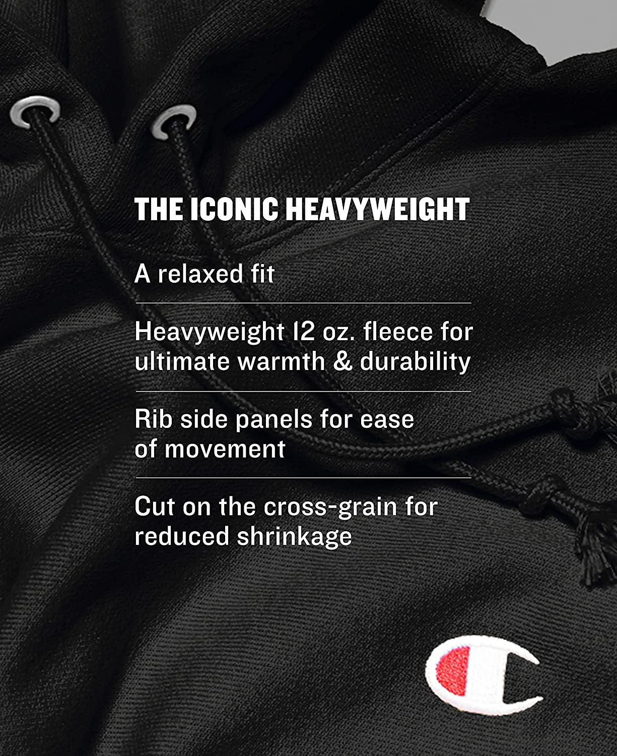 Champion Women'S Reverse Weave Hoodie, Left Chest C Apparel & Accessories > Clothing > Activewear Kylie Max   