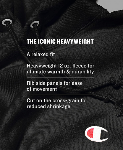 Champion Women'S Reverse Weave Hoodie, Left Chest C Apparel & Accessories > Clothing > Activewear Kylie Max   