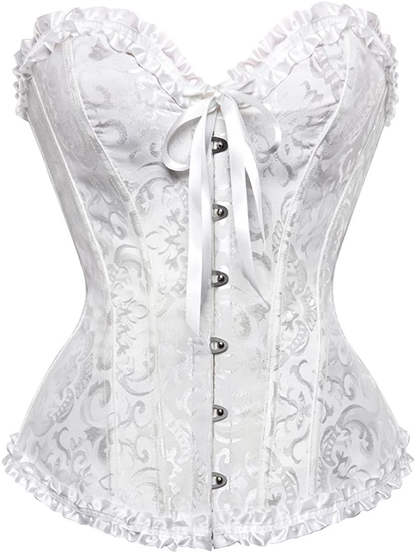 Black Corset Top Waist Trainer Corsets for Women Body Shaper Bustiers Lingerie Renaissance Costume Apparel & Accessories > Clothing > Underwear & Socks > Lingerie CZIFFRA   