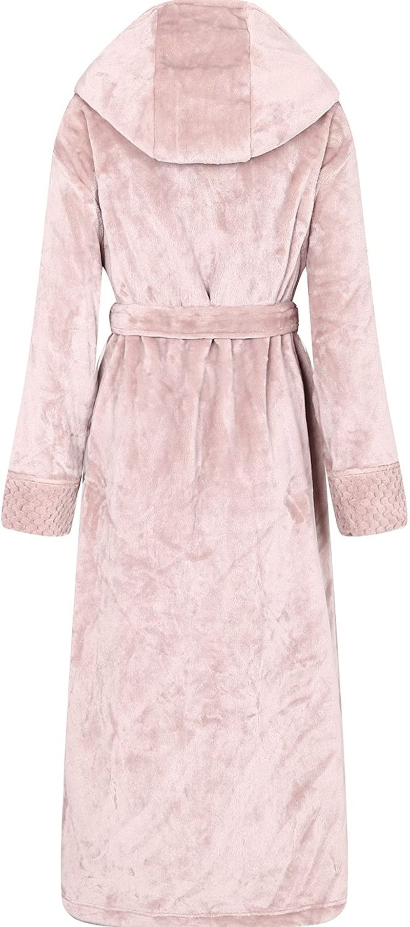 Richie House Women'S Plush Soft Warm Fleece Bathrobe Robe RH1591 Apparel & Accessories > Clothing > Sleepwear & Loungewear > Robes Kylie Max   