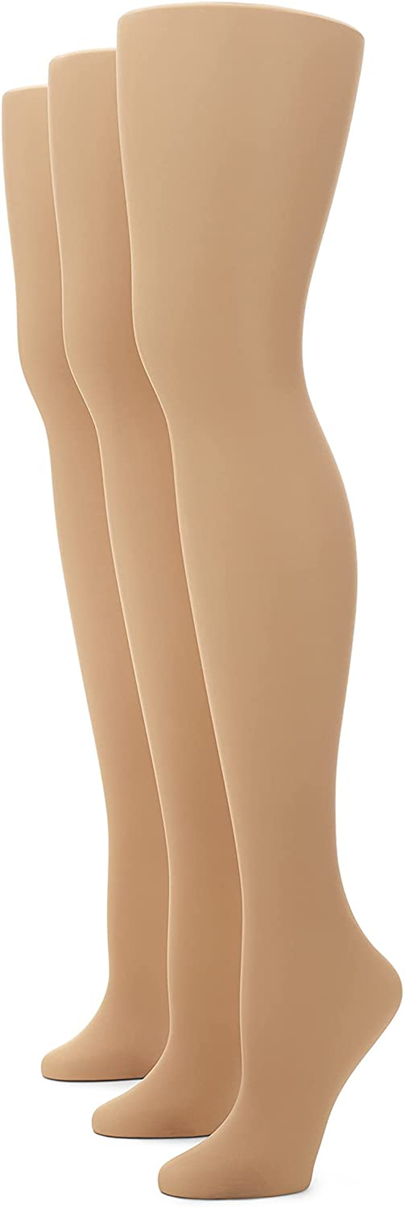 No Nonsense Women'S Great Shapes All over Shaping Tight Apparel & Accessories > Clothing > Underwear & Socks > Shapewear KYLIE MAX Beige Mist - 3 Pair Pack E 