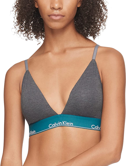 Calvin Klein Women’S Modern Cotton Lightly Lined Triangle Bralette Apparel & Accessories > Clothing > Underwear & Socks > Bras Kylie Max   