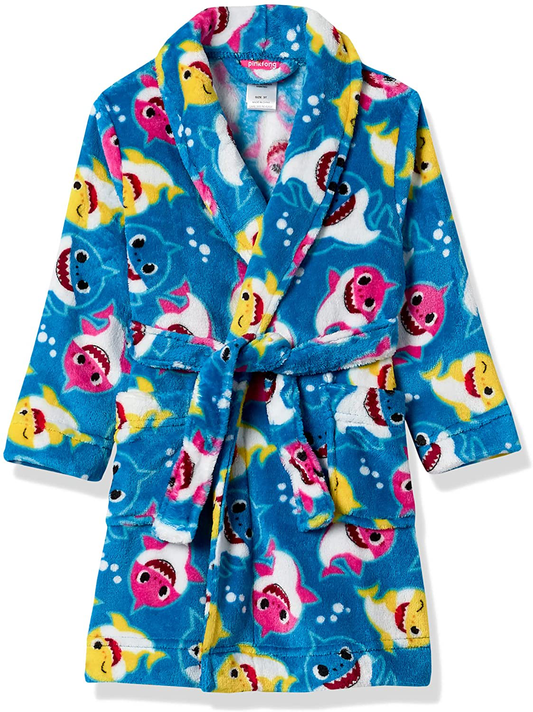Nickelodeon Boys Baby Shark Robe Apparel & Accessories > Clothing > Sleepwear & Loungewear > Robes Kylie Max   