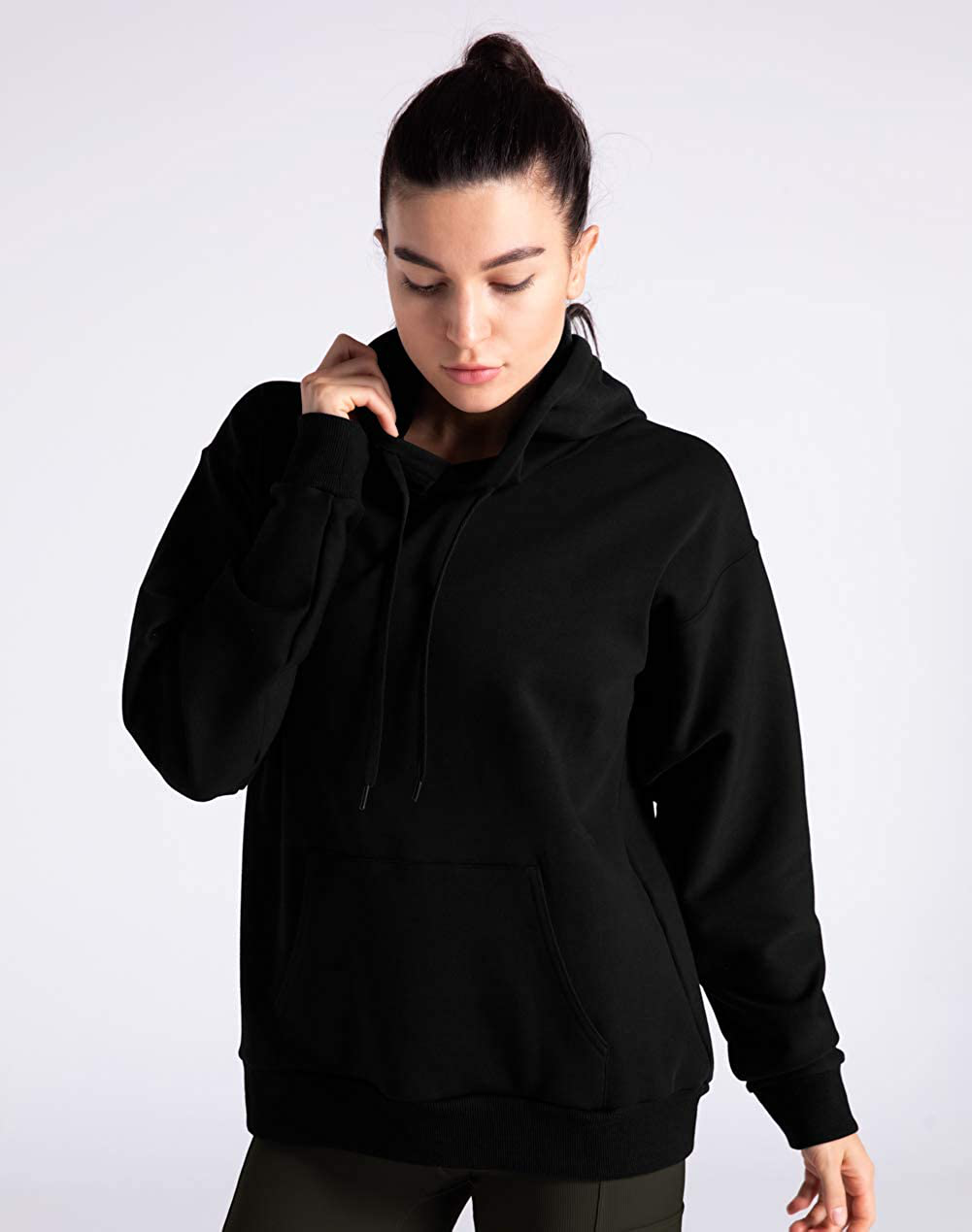 Women'S Basic Pullover Hoodie Loose Fit Ultra Soft Fleece Hooded Sweatshirt with Pockets Apparel & Accessories > Clothing > Activewear Kylie Max   