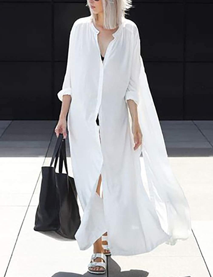 Bsubseach Womens Chiffon/Rayon Beach Blouses Kimono Cardigan Long Bikini Cover Up Apparel & Accessories > Clothing > Swimwear Kylie Max   