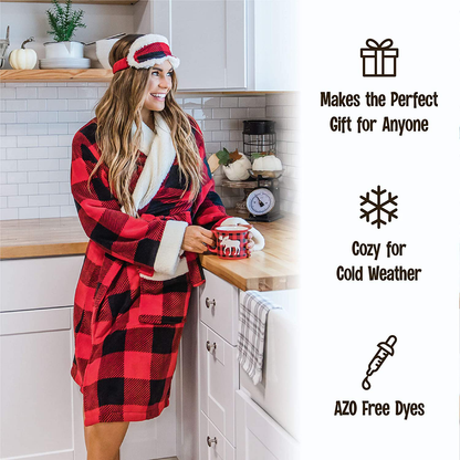 Lazy One Ultra-Cozy Bathrobes for Women Apparel & Accessories > Clothing > Sleepwear & Loungewear > Robes Lazy One   