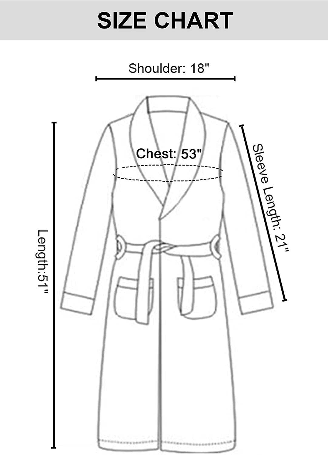 Simplicity Men/Women Luxurious Plush Kimono Bathrobe with Side Pockets Apparel & Accessories > Clothing > Sleepwear & Loungewear > Robes Kylie Max   