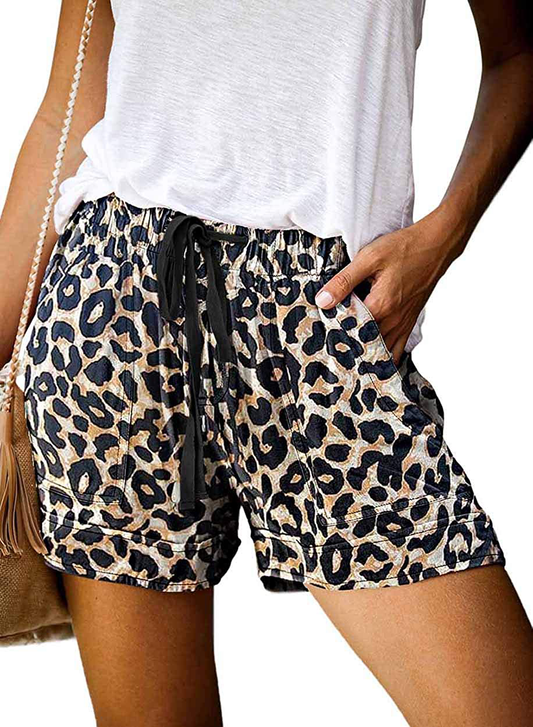 Wielsscca Womens Drawstring Shorts Summer Elastic Waist Casual Lightweight with Pockets Apparel & Accessories > Clothing > Shorts Kylie Max   