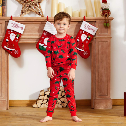IFFEI Matching Family Pajamas Sets Christmas Pj'S with Deer Long Sleeve Tee and Plaid Pants Loungewear Apparel & Accessories > Clothing > Sleepwear & Loungewear > Pajamas Kylie Max   