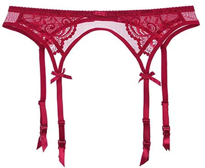 Women Push up Bras Set Lace Lingerie Bra Panties Garter Stocking 4Pcs/Lot Apparel & Accessories > Clothing > Underwear & Socks > Lingerie Varsbaby   