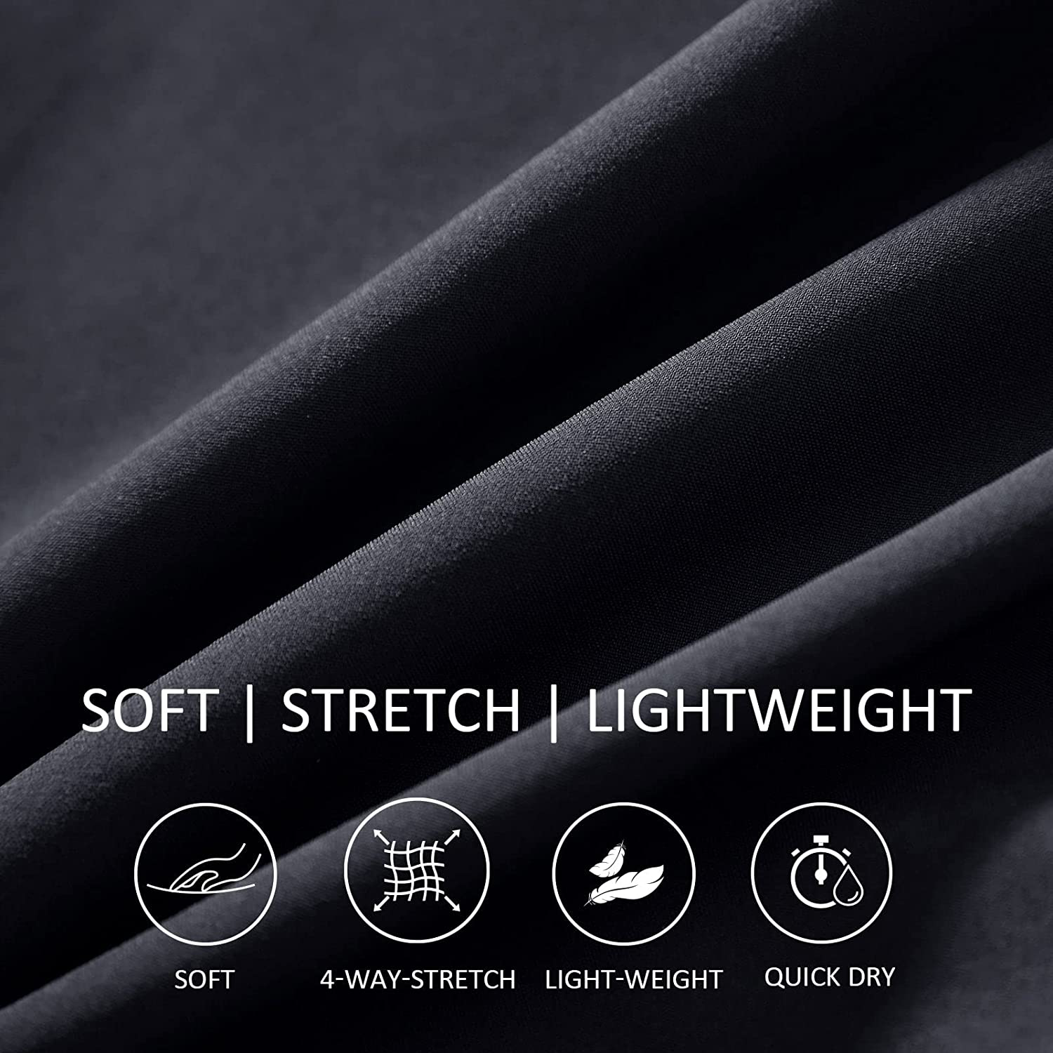 BALEAF Women'S 7" Long Shorts Lightweight for Running Workout Hiking Unlined Zipper Pocket Quick Dry Apparel & Accessories > Clothing > Shorts Kylie Max   