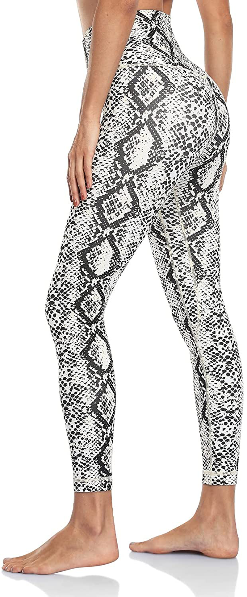 HeyNuts Hawthorn Athletic Essential II 7/8 Legging Women's High Waisted Yoga Pants Active Ankle Legging-25'' Apparel & Accessories > Clothing > Activewear HeyNuts Python_25'' Ⅱ Small 