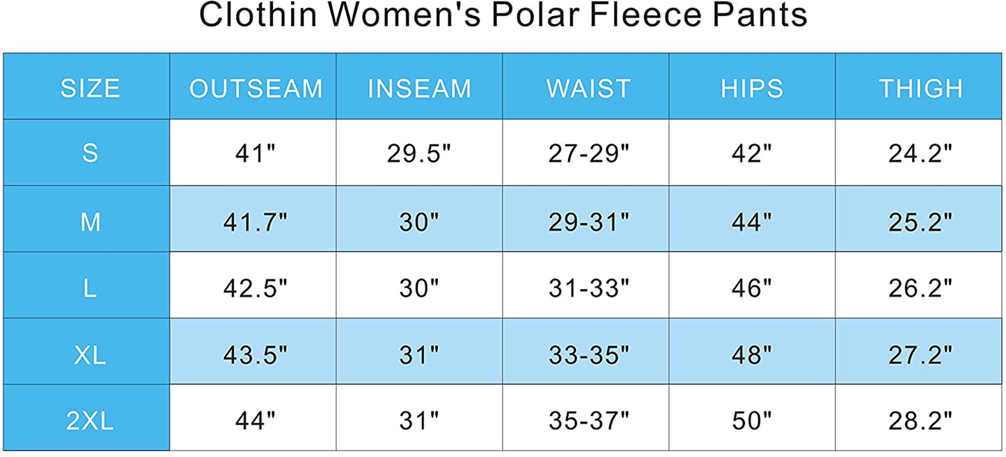 Clothin Men/Women Polar Fleece Thermal Sweatpants Apparel & Accessories > Clothing > Activewear Kylie Max   