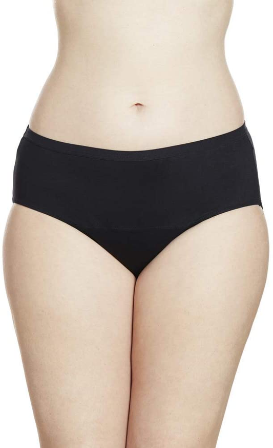 Speax by Thinx Hiphugger Underwear for Bladder Leak Protection | Incontinence Underwear for Women | Moderate Absorbency Apparel & Accessories > Clothing > Underwear & Socks > Underwear Speax Black 1 Count (Pack of 1) 