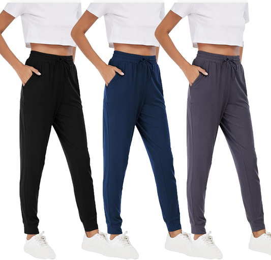 MCPORO Womens Joggers with Pockets & Drawstring-Sweatpants for Women Workout Running Yoga Lounge Pants Apparel & Accessories > Clothing > Activewear Kylie Max   