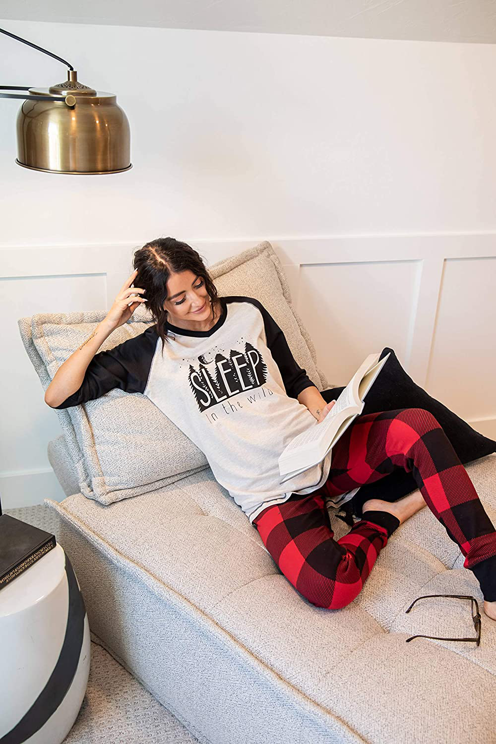 Lazy One Women'S Leggings and Tees, Pajama Separates, Cozy Loungewear for Women Apparel & Accessories > Clothing > Sleepwear & Loungewear > Pajamas Kylie Max   