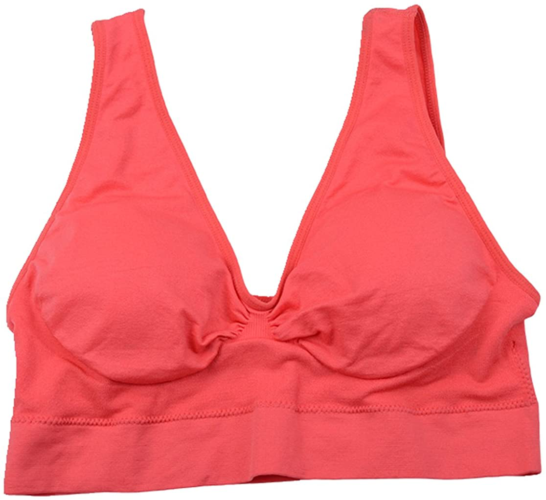 Vermilion Bird Women'S 3 Pack Seamless Comfortable Sports Bra with Removable Pads Apparel & Accessories > Clothing > Underwear & Socks > Bras Kylie Max   