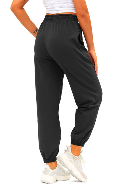Women'S Cotton Sweatpants High Waisted Pants with Pockets Athletic Fit Joggers for Women Lounge,Jogging Apparel & Accessories > Clothing > Activewear Kylie Max   