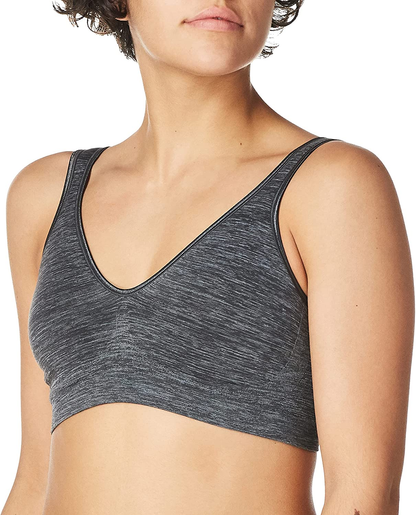 Bali Women'S Comfort Revolution Wirefree Bra with Smart Sizes DF3484 Apparel & Accessories > Clothing > Underwear & Socks > Shapewear Bali Gravel Grey Heather 3X-Large 