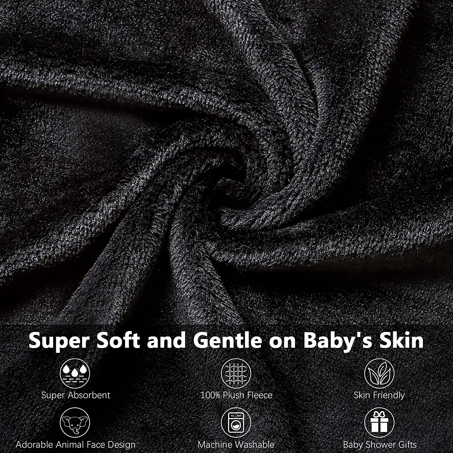 Pro Goleem Unisex Baby-Robe Soft Plush Hooded Bathrobe for Newborn Baby Gifts, One Size, 0-9 Months Apparel & Accessories > Clothing > Sleepwear & Loungewear > Robes Kylie Max   