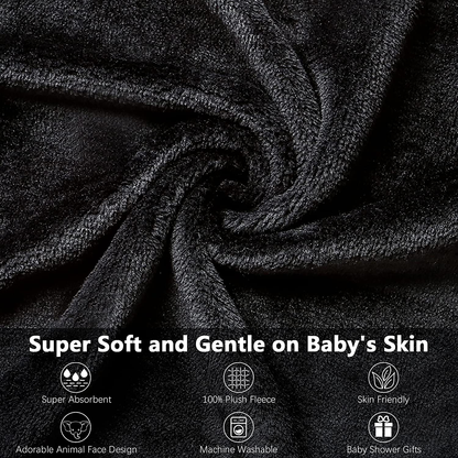 Pro Goleem Unisex Baby-Robe Soft Plush Hooded Bathrobe for Newborn Baby Gifts, One Size, 0-9 Months Apparel & Accessories > Clothing > Sleepwear & Loungewear > Robes Kylie Max   