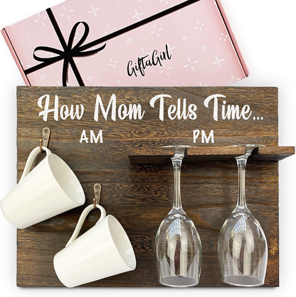 GIFTAGIRL Funny Christmas, Birthday Gift for Mom - This Sarcastic but Unique Gift for Mom, is a Great Idea as Christmas or Birthday Presents for Mom and Arrives Nicely Gift-Boxed. Mugs,Glasses Not Inc Arts & Entertainment > Party & Celebration > Gift Giving GIFTAGIRL   