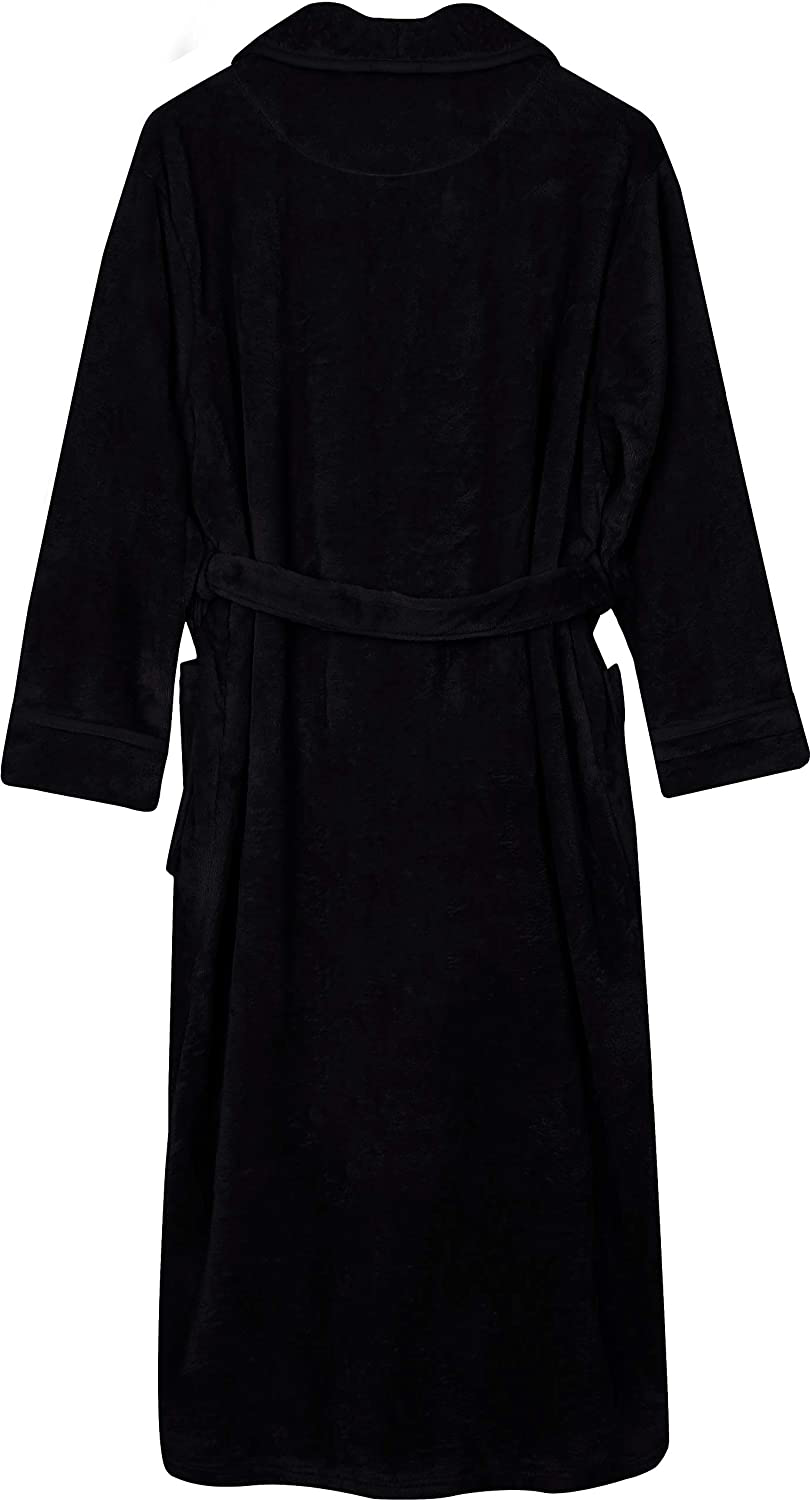 NY Threads Womens Fleece Bathrobe - Shawl Collar Soft Plush Spa Robe Apparel & Accessories > Clothing > Sleepwear & Loungewear > Robes Kylie Max   