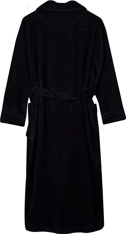 NY Threads Womens Fleece Bathrobe - Shawl Collar Soft Plush Spa Robe Apparel & Accessories > Clothing > Sleepwear & Loungewear > Robes Kylie Max   