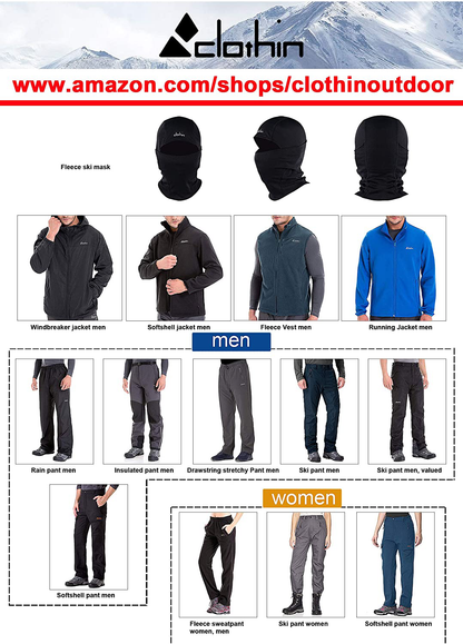 clothin Men/Women Polar Fleece Thermal Sweatpants Apparel & Accessories > Clothing > Activewear clothin   