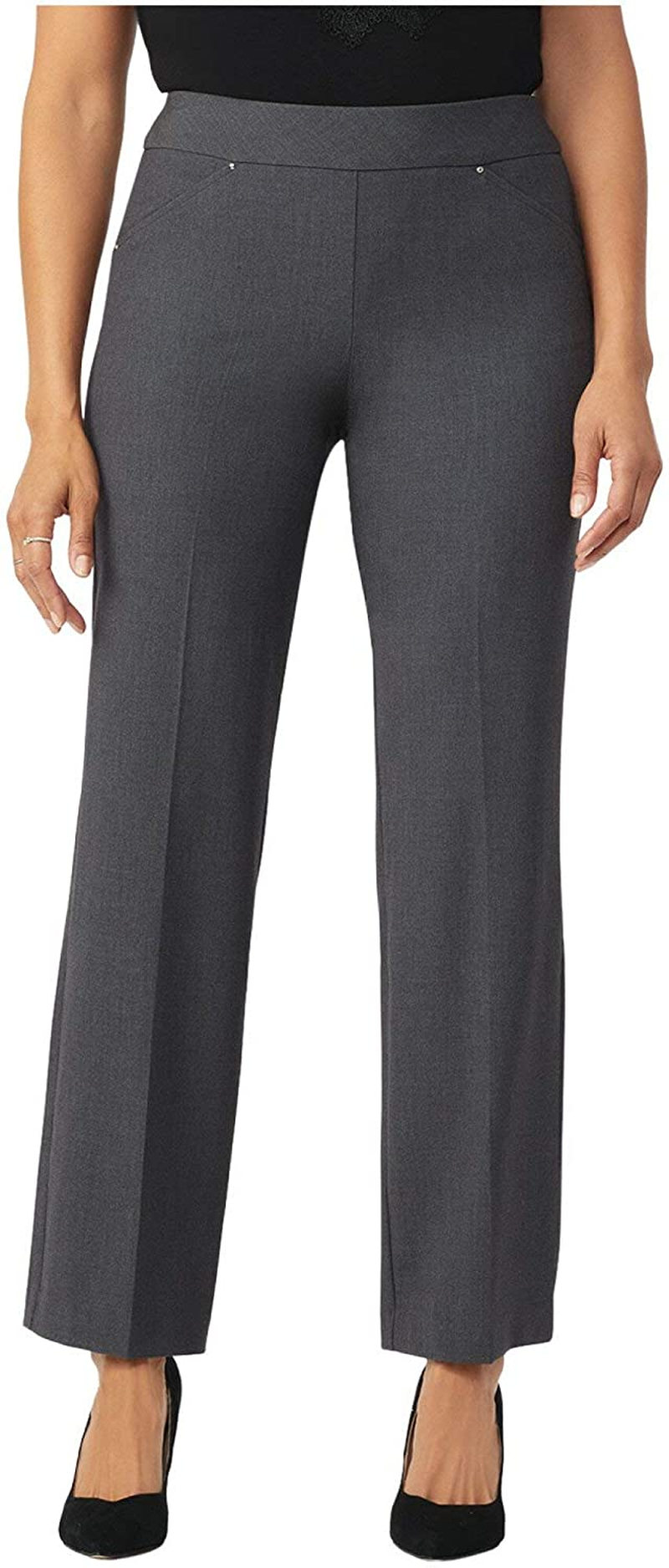 Dressbarn Women'S Roz & Ali Secret Agent Tummy Control Pants Cateye Apparel & Accessories > Clothing > Underwear & Socks > Shapewear Dressbarn Grey 4 