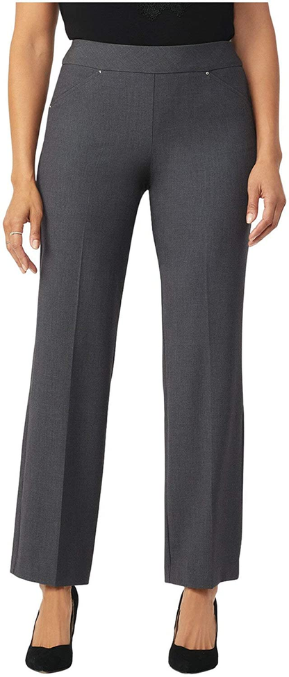 Dressbarn Women'S Roz & Ali Secret Agent Tummy Control Pants Cateye Apparel & Accessories > Clothing > Underwear & Socks > Shapewear Dressbarn Grey 4 