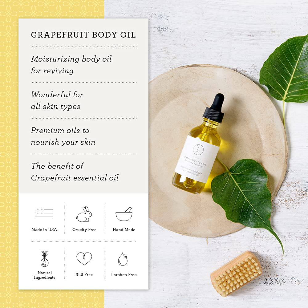 Spa Gift Set, Pampering Relaxing Box, Citrus Care Package for Women, Including 9 pc- Soap Bar, Facial Mask, Mist, Body Oil, Lip Balm, Cosmetic Bag, Scrub, Soy Candle & Sponge by Lizush. Arts & Entertainment > Party & Celebration > Gift Giving Lizush   