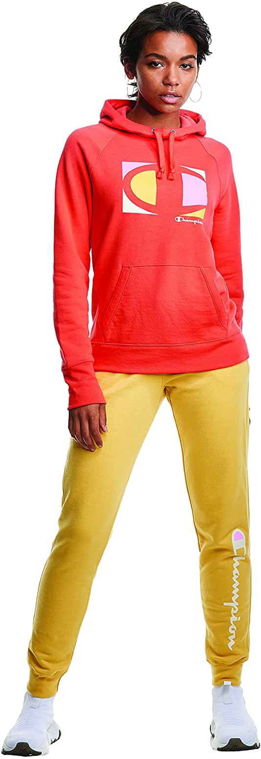 Champion Women'S Powerblend Fleece Hoodie, Big C Graphic Logo Apparel & Accessories > Clothing > Activewear Kylie Max   