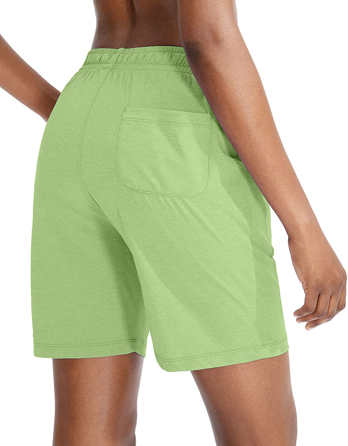G Gradual Women'S Bermuda Shorts Jersey Shorts with Deep Pockets 7" Long Shorts for Women Lounge Walking Athletic Apparel & Accessories > Clothing > Shorts Kylie Max   