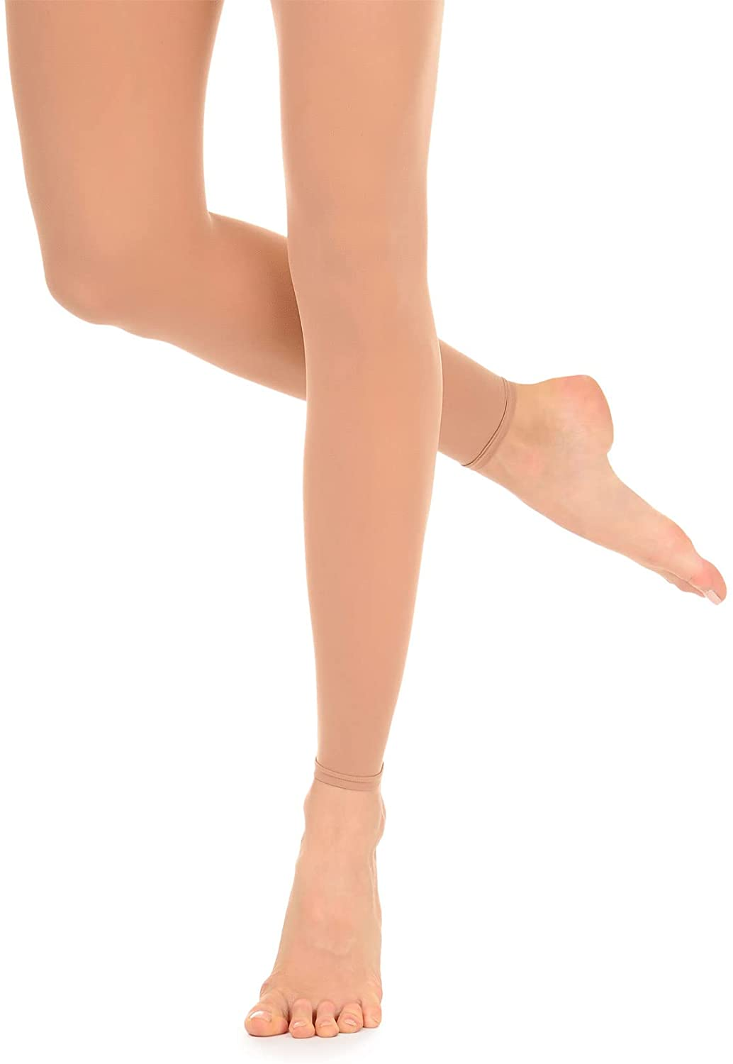 Danskin Women'S Microfiber Footless Tight Apparel & Accessories > Clothing > Underwear & Socks > Shapewear Danskin Classic Light Toast C-D 