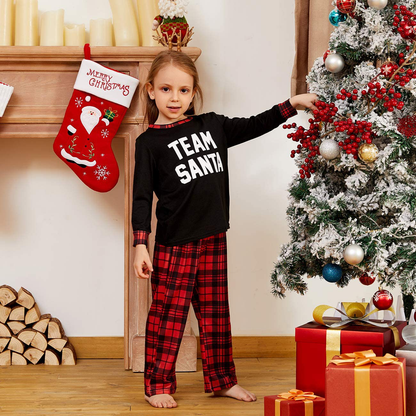 IFFEI Matching Family Pajamas Sets Christmas Pj'S with Deer Long Sleeve Tee and Plaid Pants Loungewear Apparel & Accessories > Clothing > Sleepwear & Loungewear > Pajamas Kylie Max   