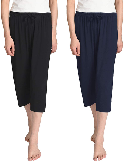 Latuza Women'S Knit Capris Sleepwear Apparel & Accessories > Clothing > Sleepwear & Loungewear > Pajamas Kylie Max   