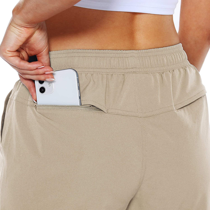 Willit Women'S 5" Hiking Shorts Golf Athletic Outdoor Shorts Quick Dry Workout Summer Water Shorts with Pockets Apparel & Accessories > Clothing > Shorts Kylie Max   