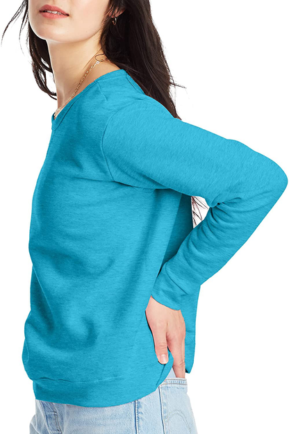 Hanes Women'S Ecosmart Crewneck Sweatshirt Apparel & Accessories > Clothing > Activewear Kylie Max   