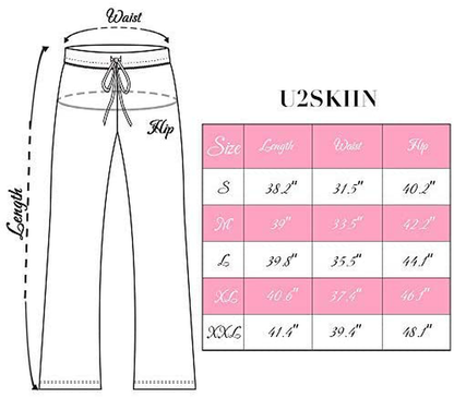 U2SKIIN Womens Cotton Pajama Pants, Comfortable Pajama Pants for Lounge Soft Lightweight Sleep Pj Bottoms for Women Apparel & Accessories > Clothing > Sleepwear & Loungewear > Pajamas Kylie Max   