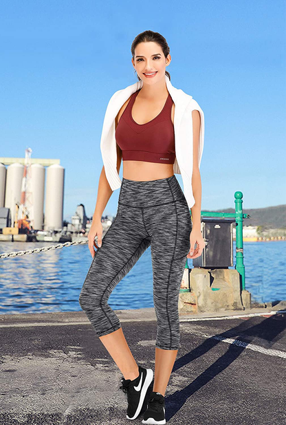 Ewedoos Women's Yoga Pants with Pockets - Leggings with Pockets, High Waist Tummy Control Non See-Through Workout Pants Apparel & Accessories > Clothing > Activewear Ewedoos   